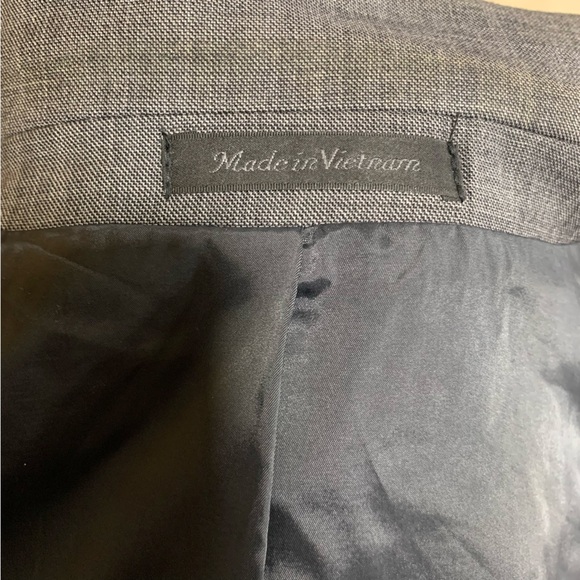 Chaps Gray Wool Blazer Suit Jacket - Size 46L - Picture 7 of 7